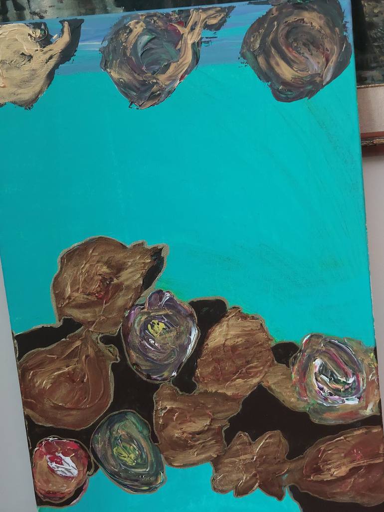 Original Abstract Expressionism Abstract Painting by Linda Anani