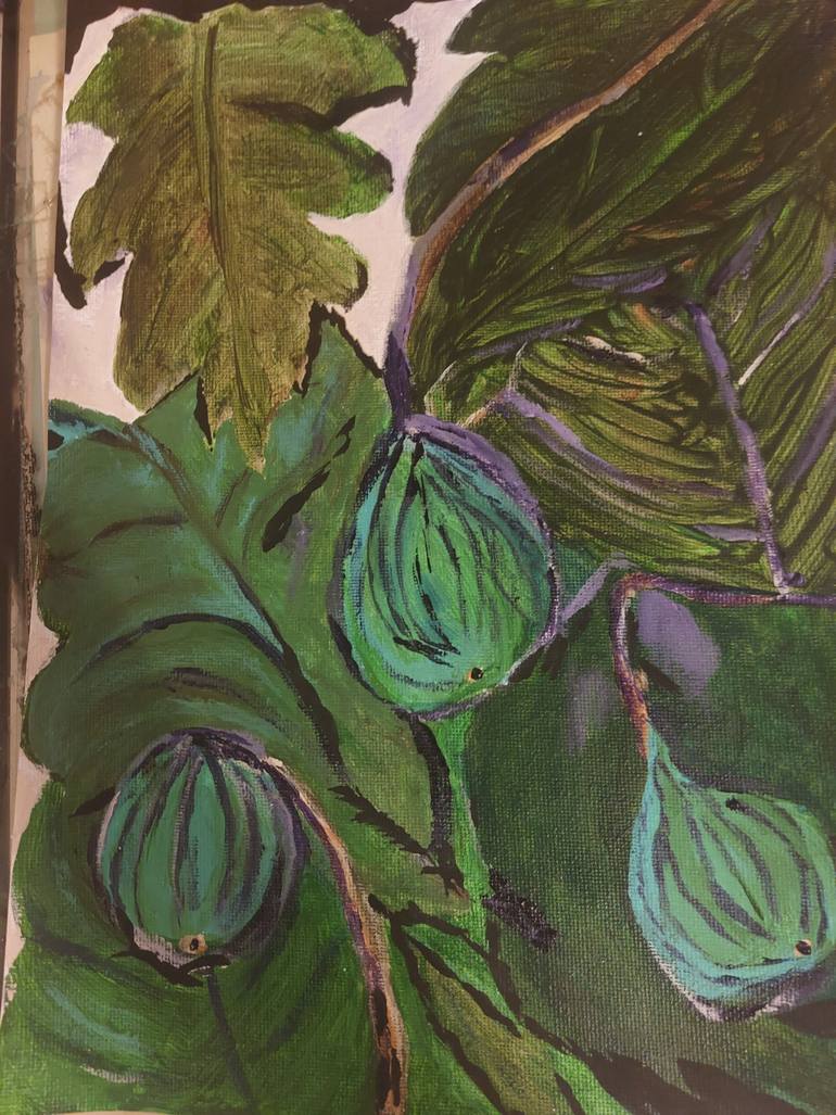 Original Conceptual Nature Painting by Linda Anani