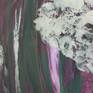 Iridescents accompanied by silver lacings