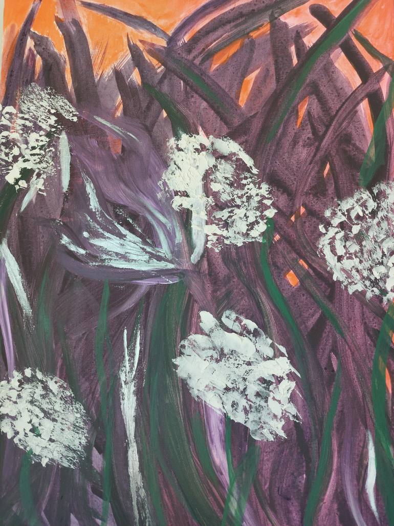 Original Abstract Expressionism Abstract Painting by Linda Anani