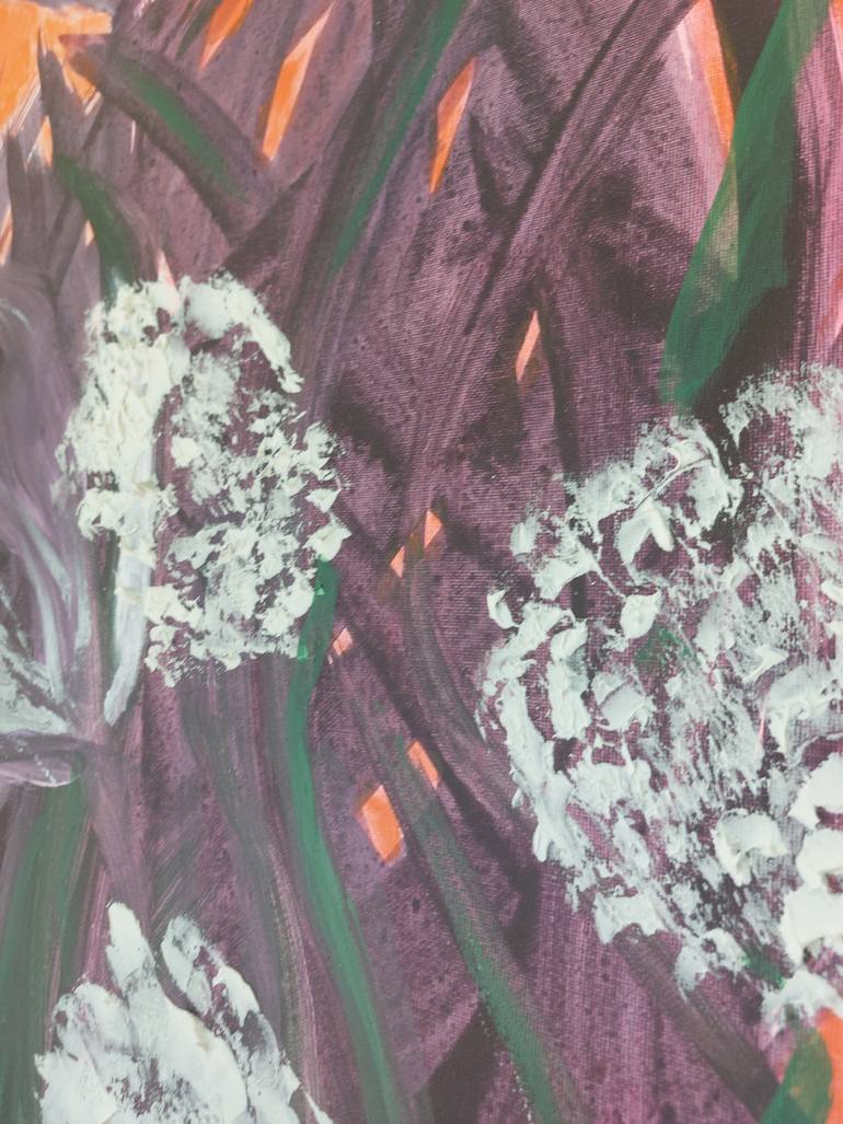 Original Abstract Expressionism Abstract Painting by Linda Anani