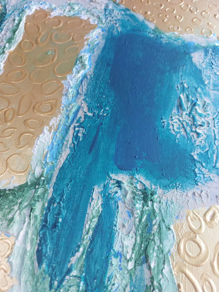 Original Abstract Expressionism Abstract Painting by Linda Anani