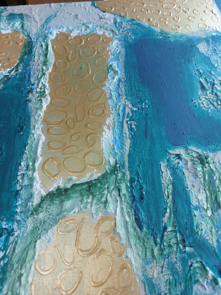 Original Abstract Expressionism Abstract Painting by Linda Anani