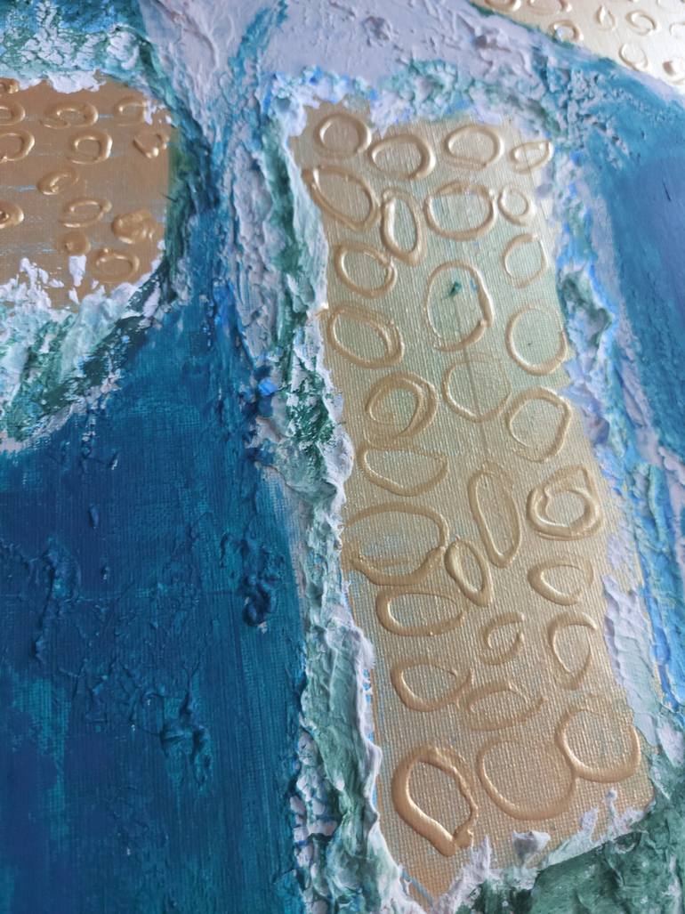 Original Abstract Expressionism Abstract Painting by Linda Anani