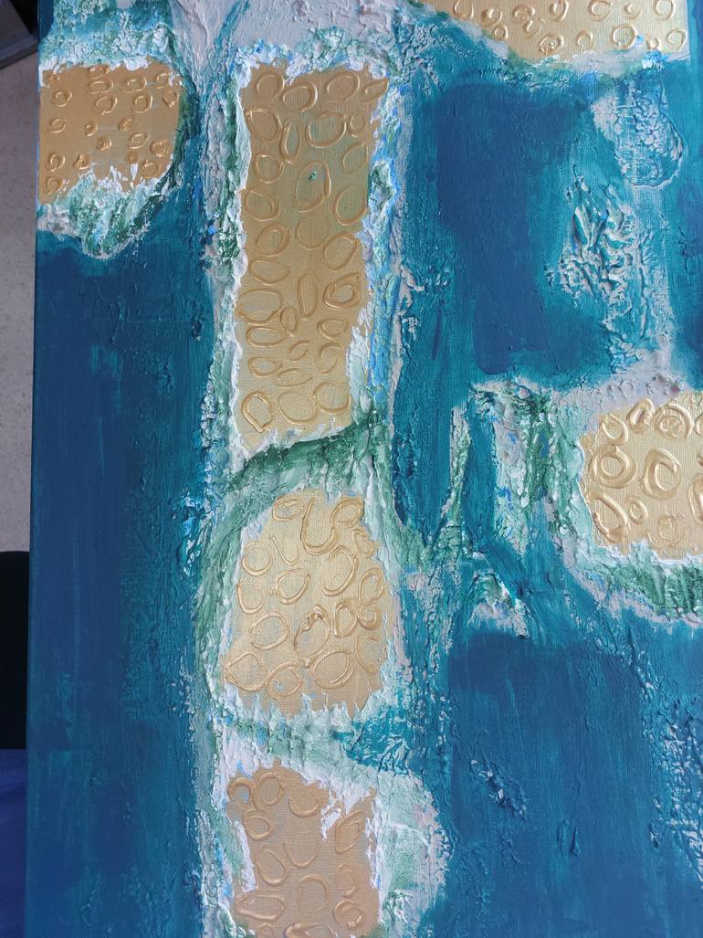 Original Abstract Expressionism Abstract Painting by Linda Anani