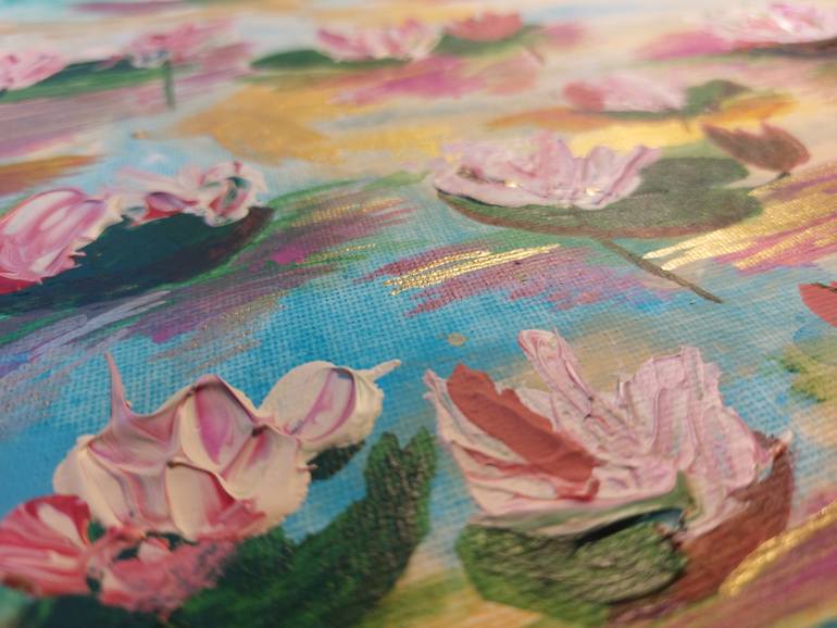 Original Abstract Expressionism Nature Painting by Linda Anani