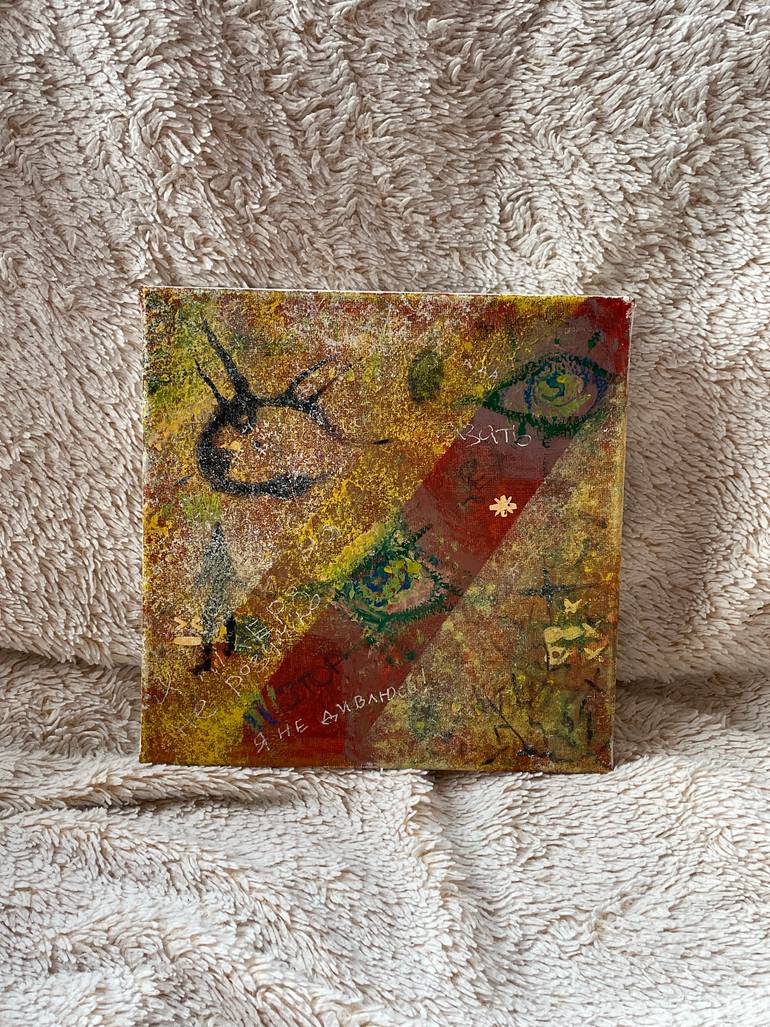 Original Abstract Expressionism Abstract Painting by Morniya Morniya
