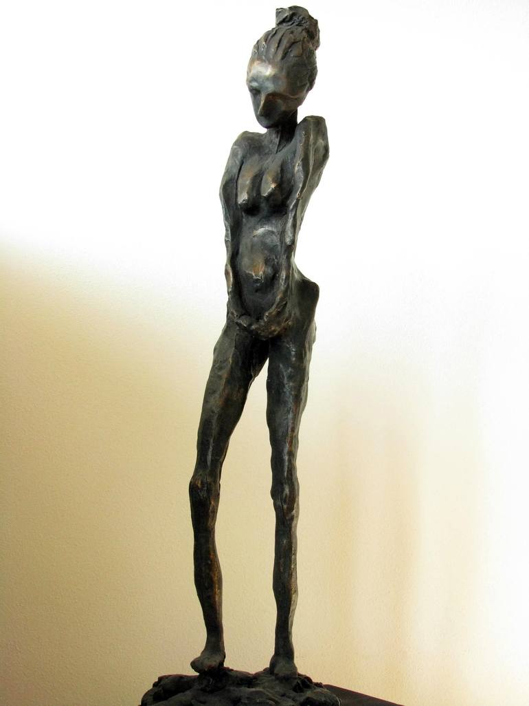 Original Realism Nude Sculpture by Valente Luigi Giorgio Cancogni