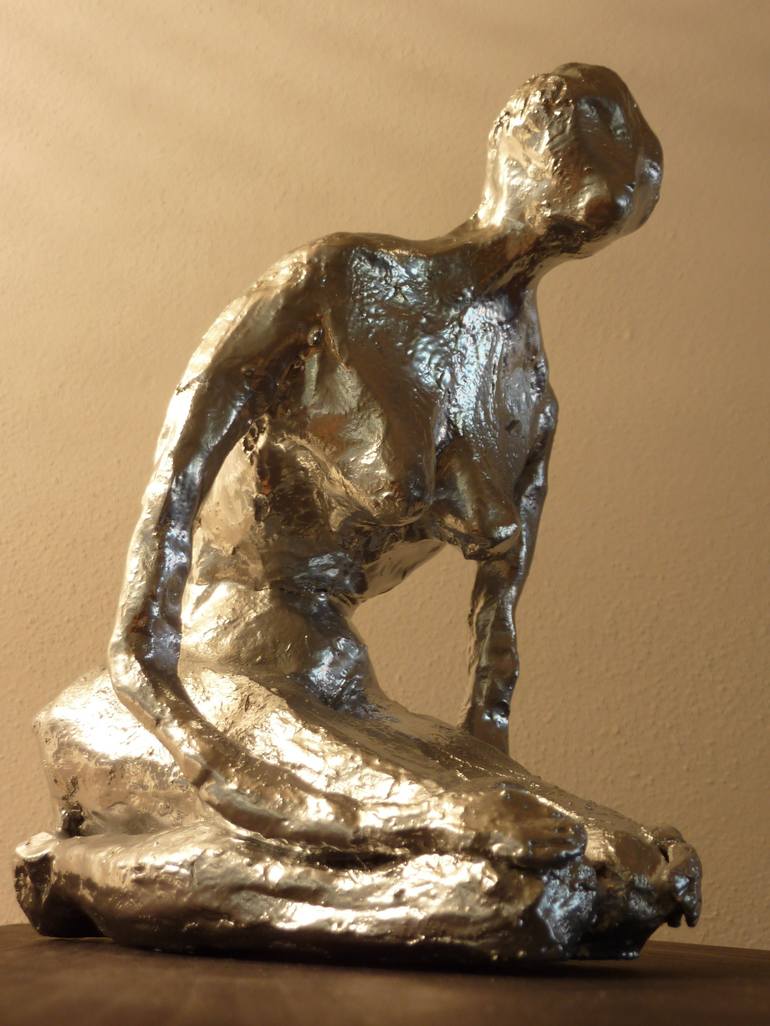 Original Nude Sculpture by Valente Luigi Giorgio Cancogni