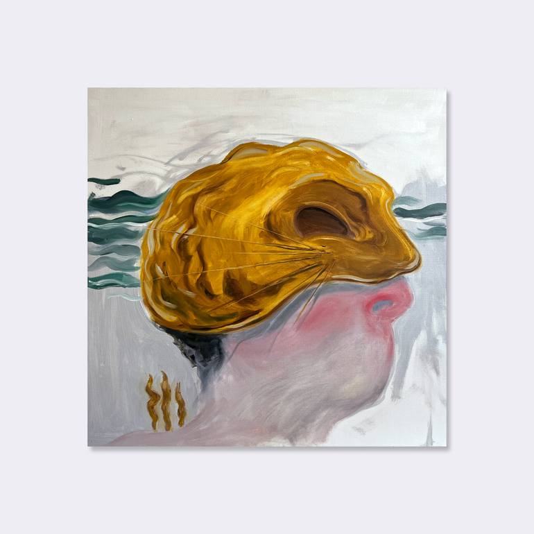 Original Symbolism Men Painting by Lev Woonder