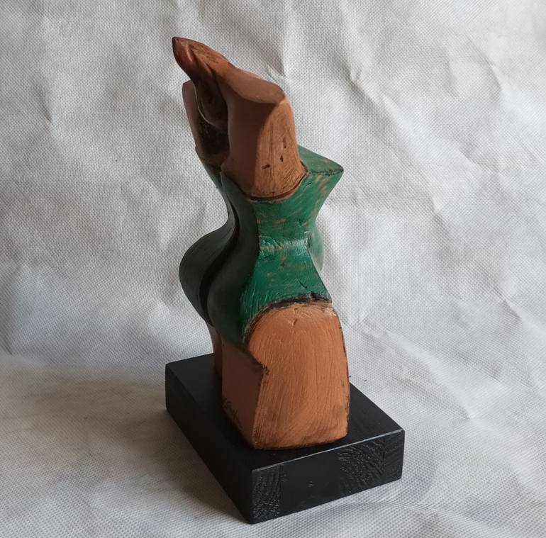 Original Cubism Women Sculpture by Fausto Giardina