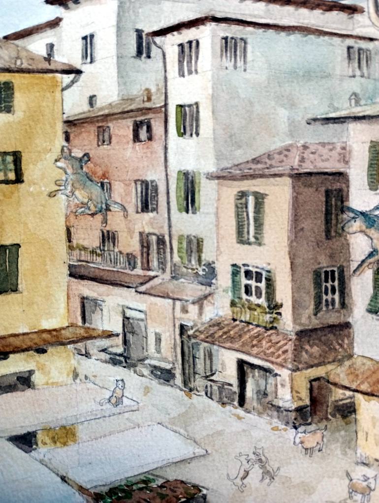 Original Illustration Animal Painting by Paolo Floriano Beneforti