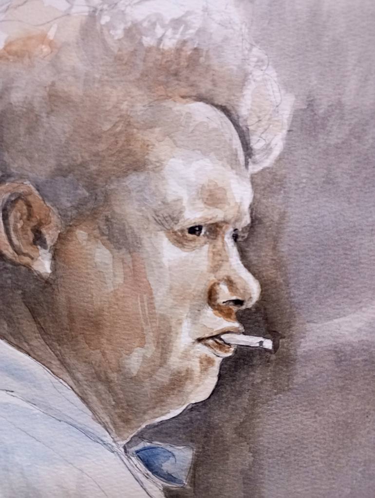 Original Figurative People Painting by Paolo Floriano Beneforti