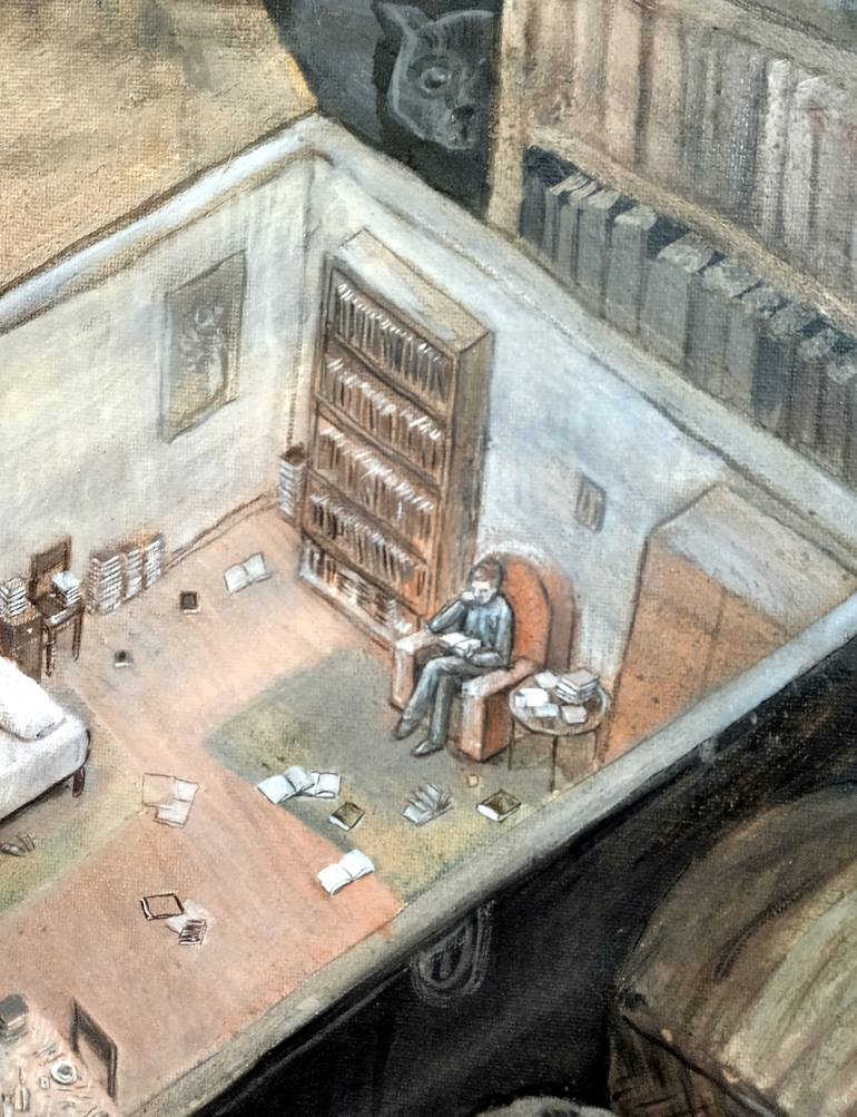 Original Figurative Home Painting by Paolo Floriano Beneforti