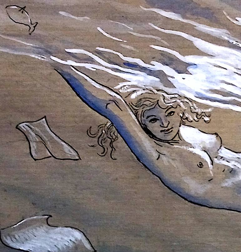 Original Figurative People Drawing by Paolo Floriano Beneforti