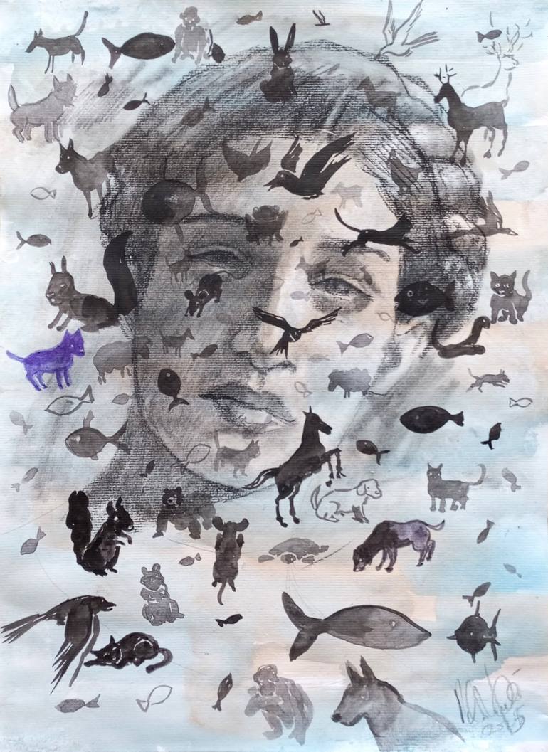 Original  Drawing by paolo floriano beneforti
