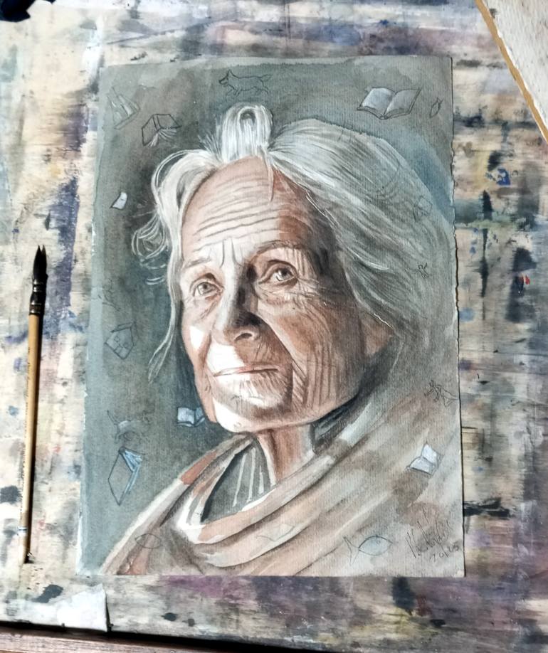 Original Figurative People Painting by Paolo Floriano Beneforti