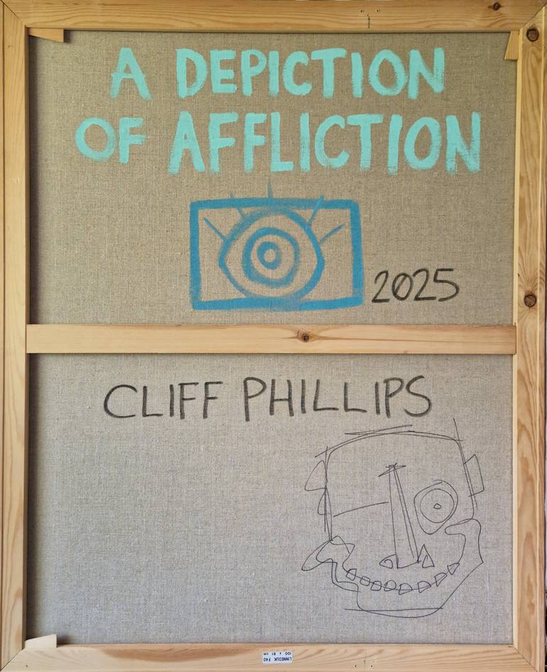 Original Abstract People Painting by Cliff Phillips