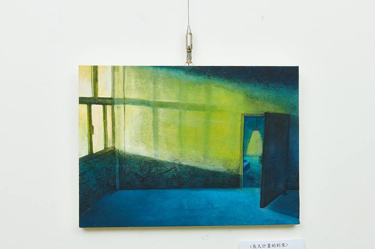Original Surrealism Light Drawing by Yang Hsin