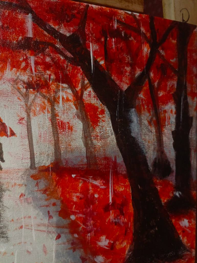 Original Street Art Travel Painting by Zahida Nawaz