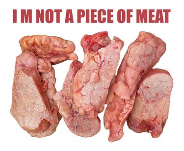 I'm not a piece of meat concept design thumb