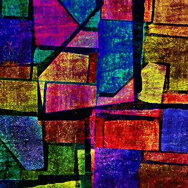 Print of Cubism Abstract Paintings by Daniel Ferreira-Leites Ciccarino