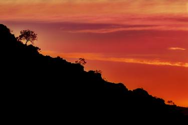 Countryside Sunset Landscape Scene, Lavalleja Department, Uruguay thumb
