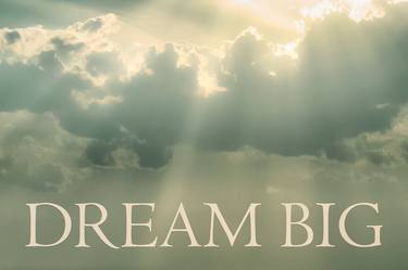 Inspirational Dream Big Phrase Poster thumb