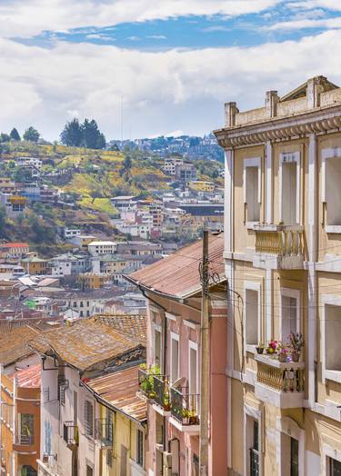 Quito Historic Center - Aerial View, Ecuador thumb