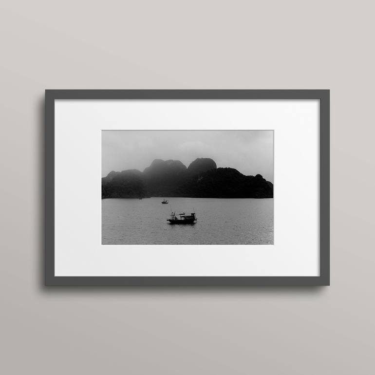 Original Black & White Boat Photography by Angela Fregoso