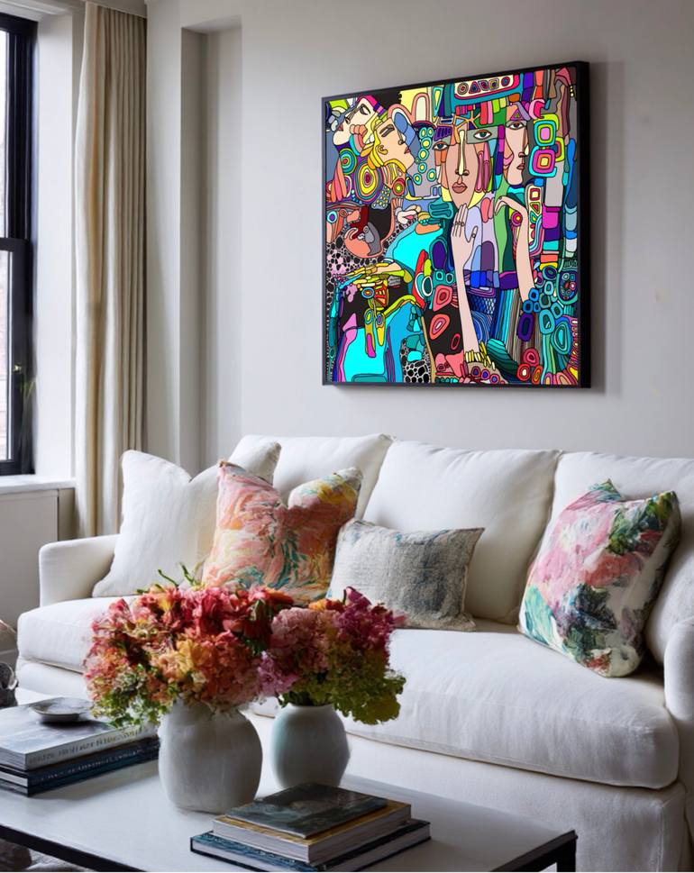 Original Abstract Digital by Lia Kohen
