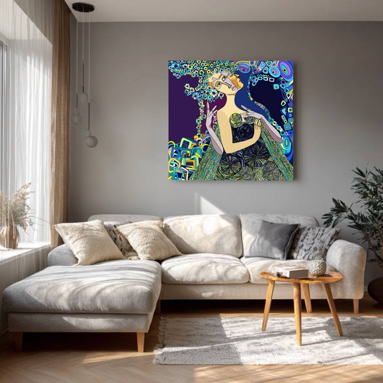 Original Abstract Digital by Lia Kohen