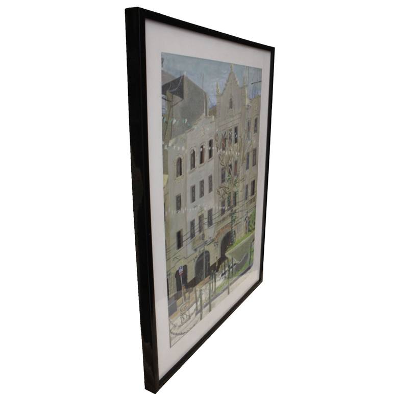 Original Figurative Cities Painting by Antonino Lopez Lazo