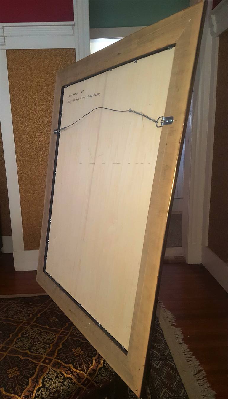 Original Art Deco Architecture Painting by David Hinchen