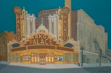 Original Realism Architecture Paintings by David Hinchen