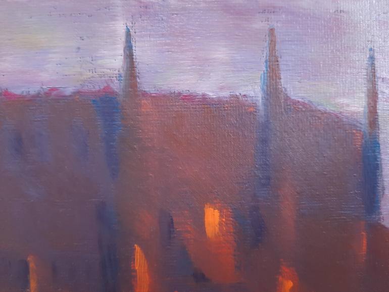 Original Contemporary Architecture Painting by Nathan Birchenough