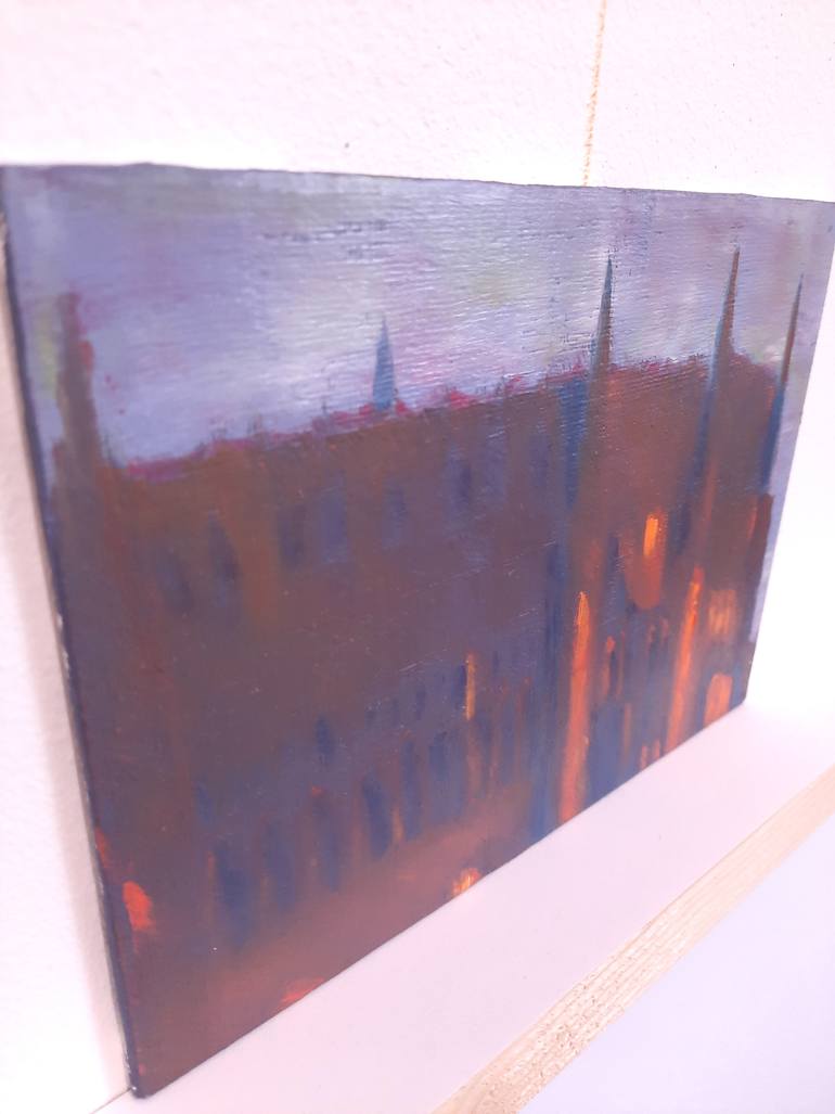 Original Contemporary Architecture Painting by Nathan Birchenough