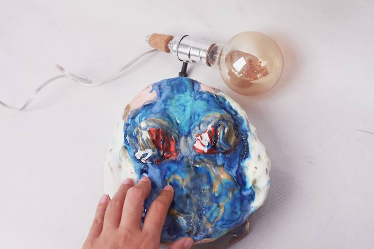 Original Abstract Expressionism Women Sculpture by Hoang-Dan Pham