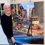 DANIEL VANCAS with aloe recent painting