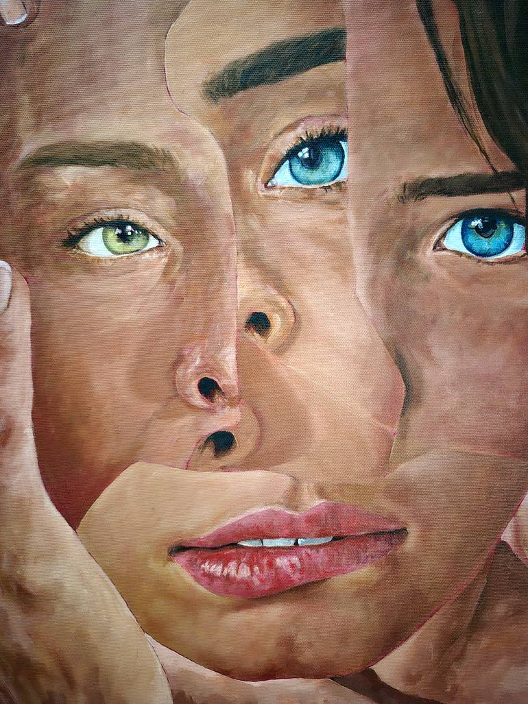 Original Painterly Abstraction Women Painting by Lydia Gozde Yildirim