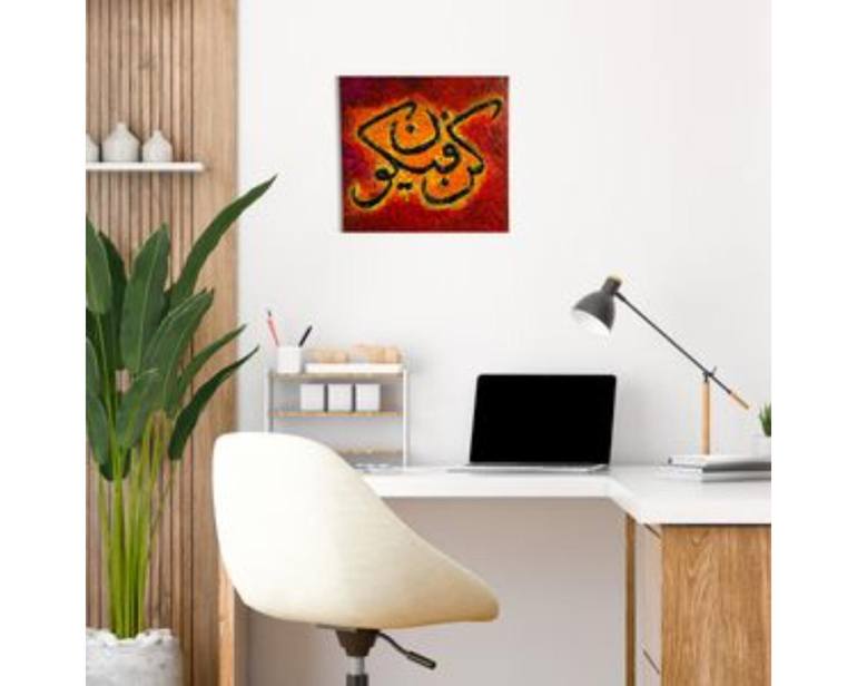 Original Abstract Expressionism Abstract Painting by Khalil Khan