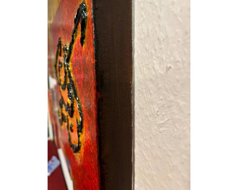 Original Abstract Expressionism Abstract Painting by Khalil Khan