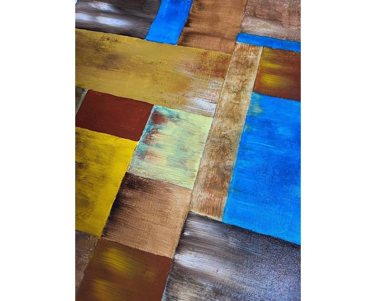Original Abstract Painting by Khalil Khan