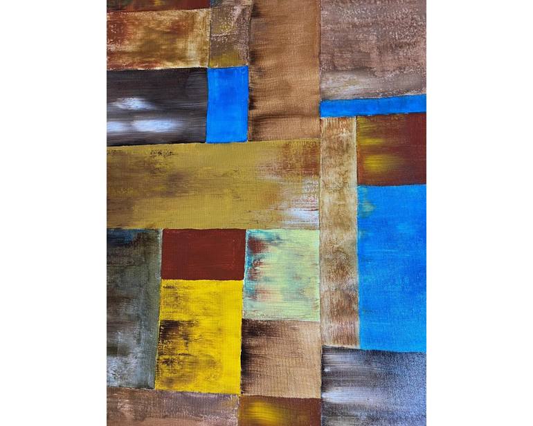 Original Abstract Painting by Khalil Khan