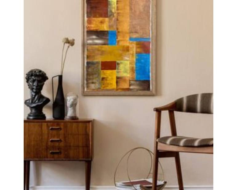 Original Abstract Painting by Khalil Khan