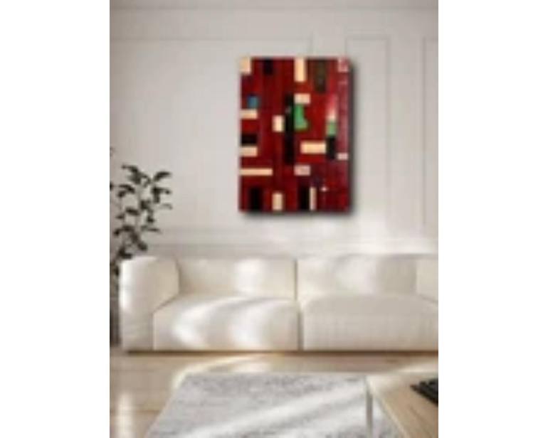 Original Abstract Painting by Khalil Khan