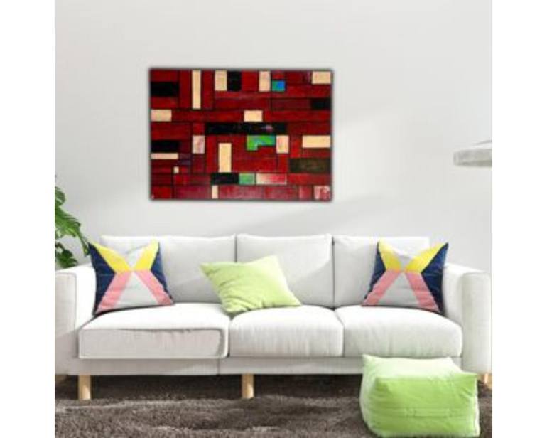 Original Abstract Painting by Khalil Khan