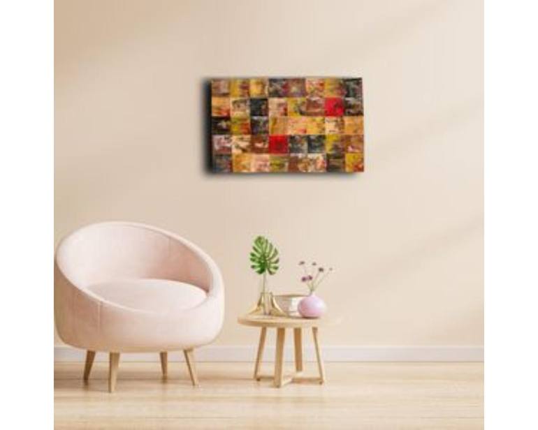 Original Abstract Expressionism Abstract Painting by Khalil Khan