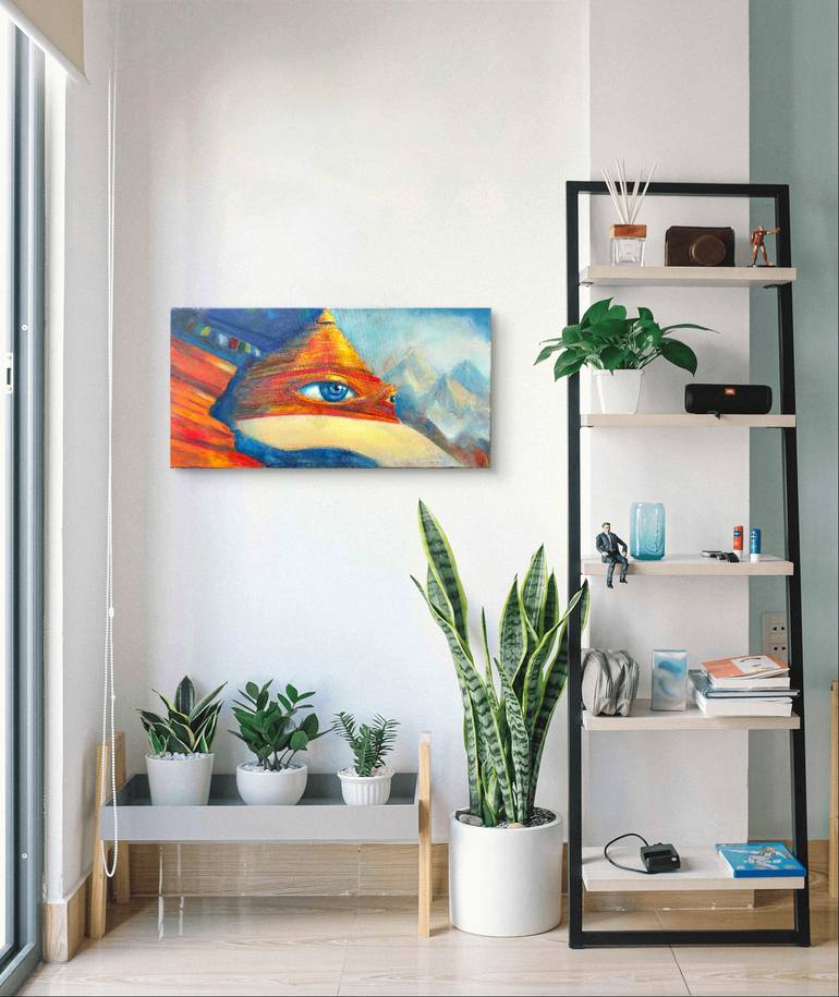 Original Abstract Expressionism Nature Painting by Rimma Mantika