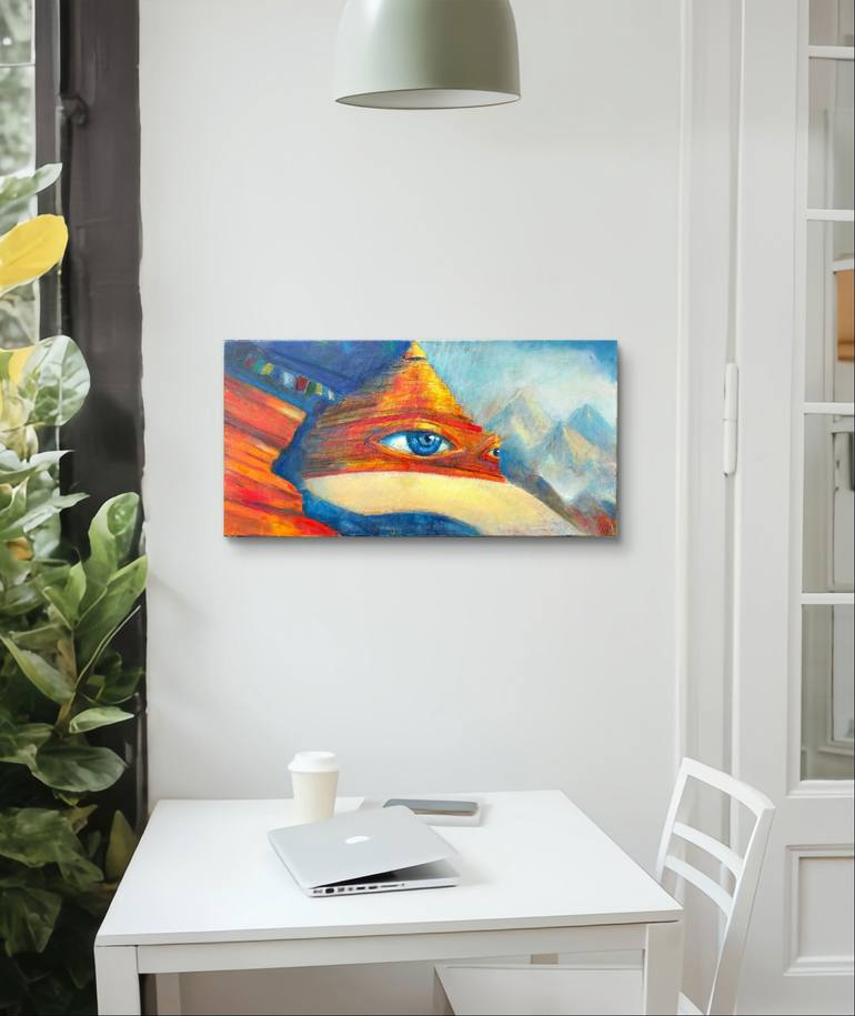 Original Abstract Expressionism Nature Painting by Rimma Mantika